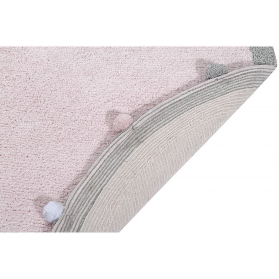 Dywan Bawełniany Bubbly Soft Pink Ø120 cm Lorena Canals