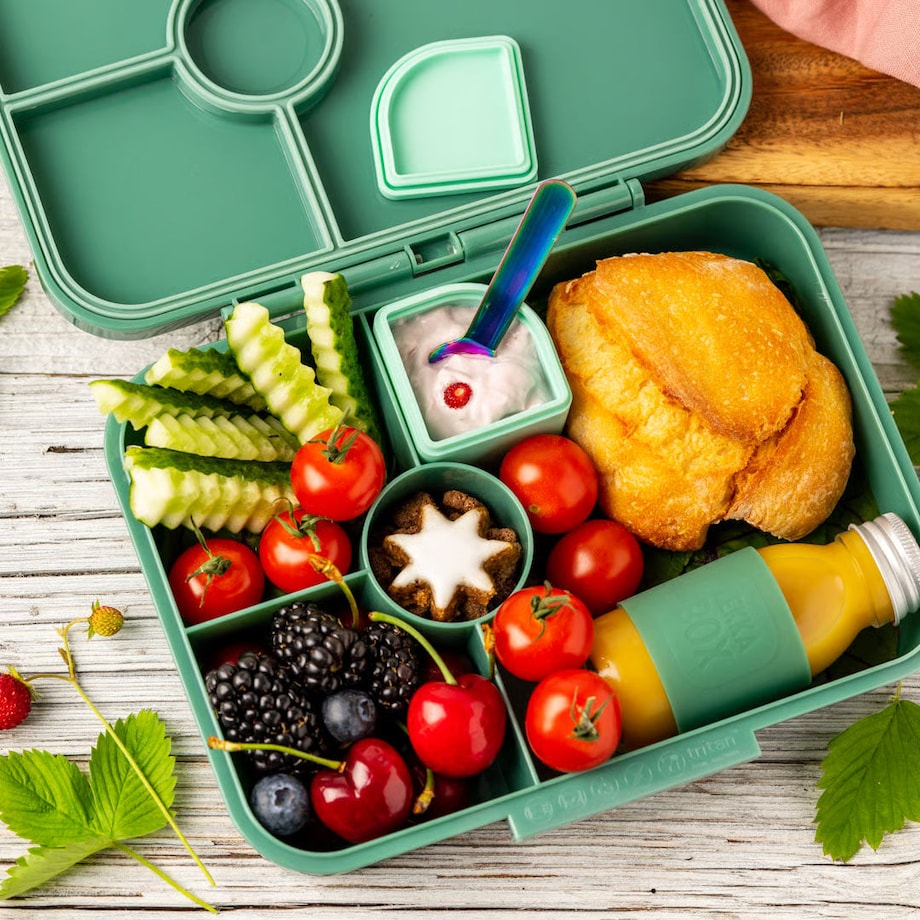 LEKKABOX CLASSIC śniadaniówka z przegródkami, Forest