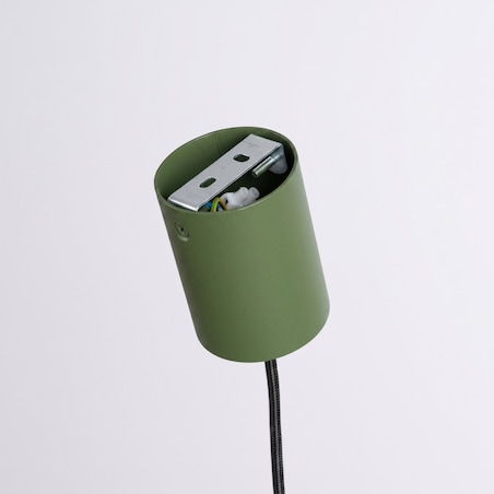 Lampa wisząca AURA 1 zielona oliwka Gx53