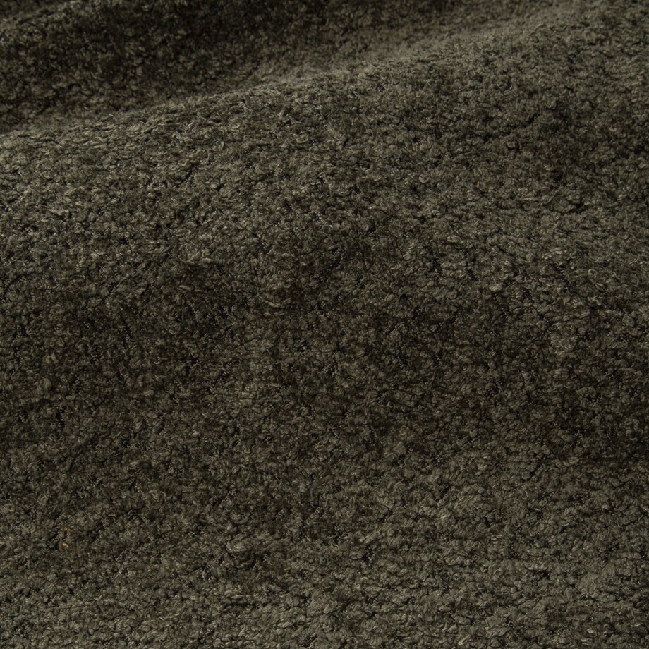 Fotel obrotowy bouclé oliwkowozielony Orvieto