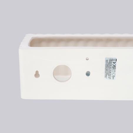 Kinkiet ceramiczny RIGATA biały