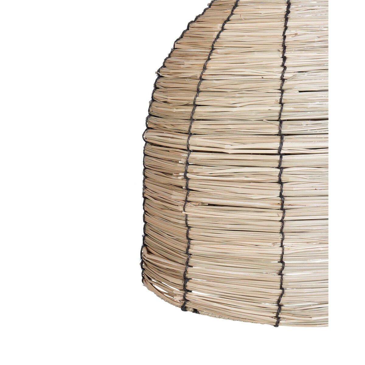 Lampa wisząca z trawy morskiej naturalna KELAKAS