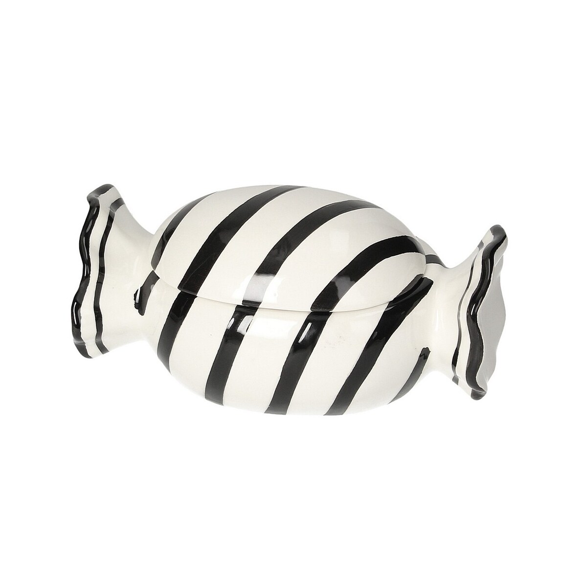 Pojemnik Swirly black, 21x11x10 cm