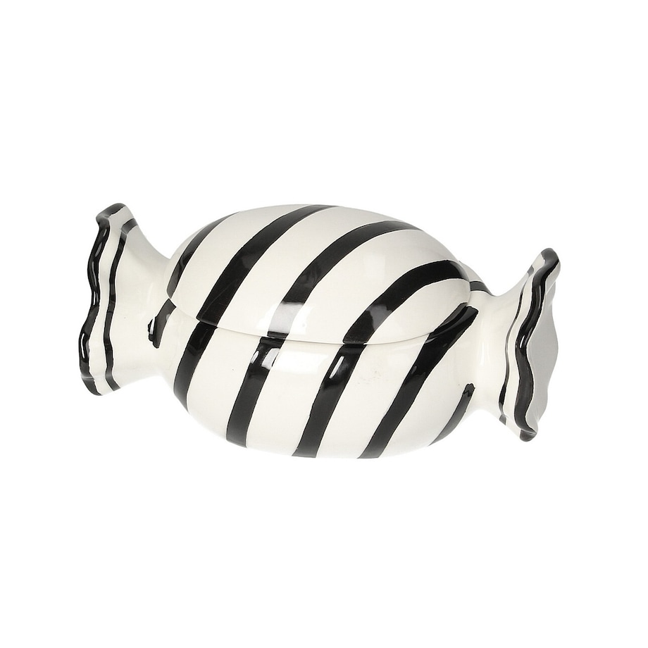 Pojemnik Swirly black, 21x11x10 cm