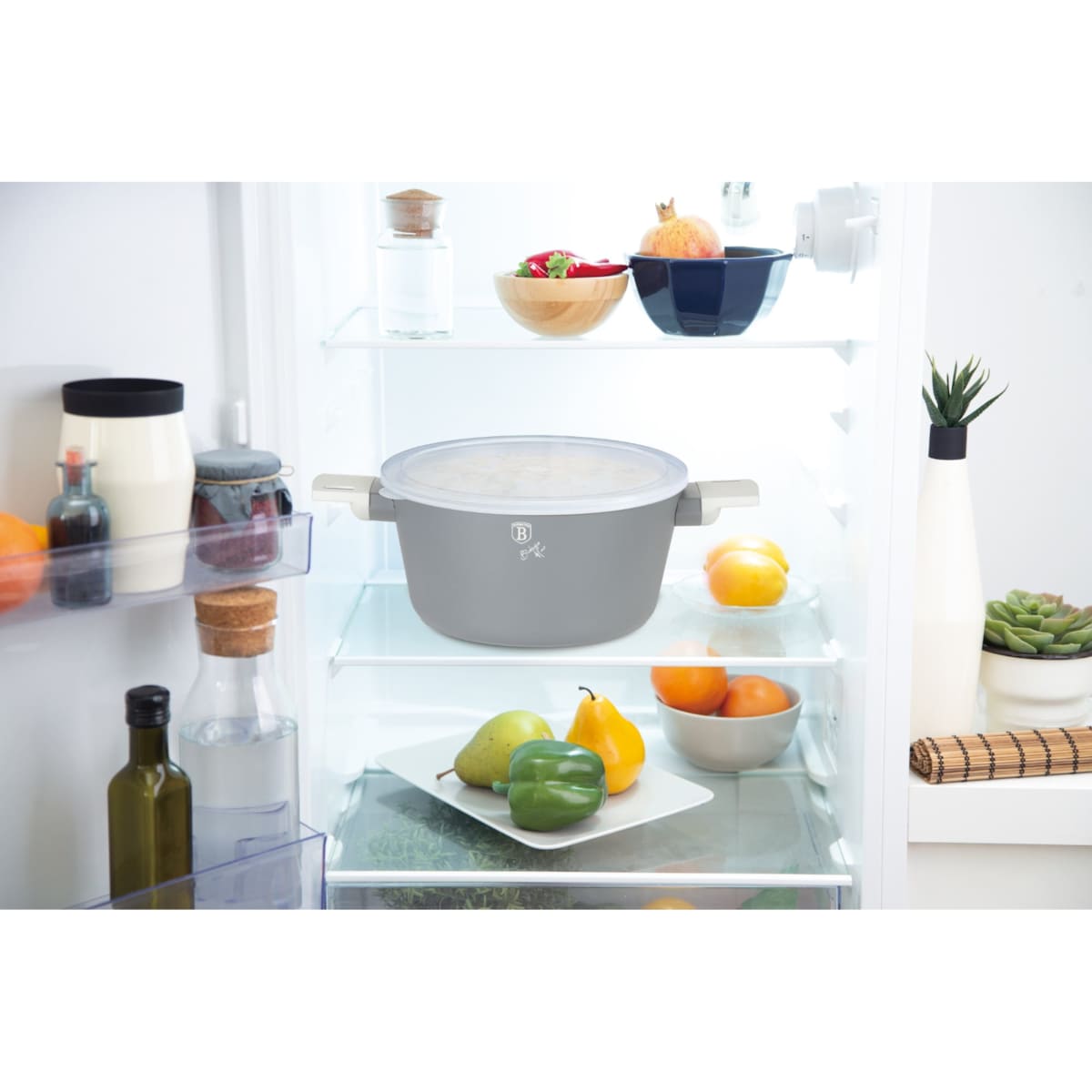 Zestaw garnek z patelnią 24cm z powłoką tytanową BERLINGER HAUS Aspen