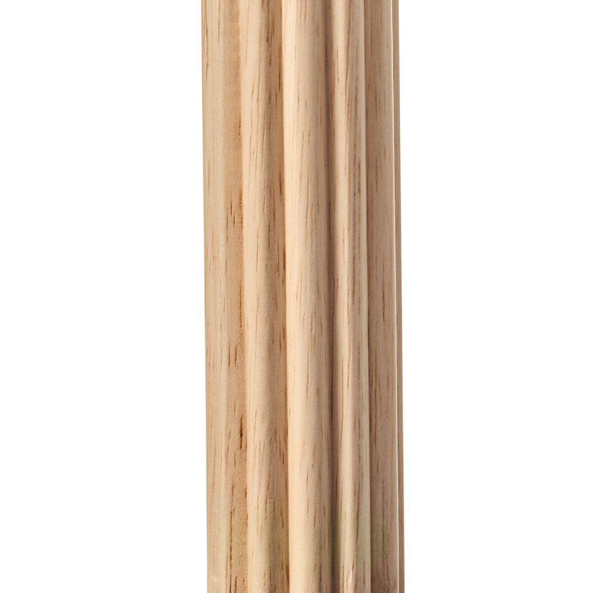 Lampa stołowa BELESSA Drewno kauczukowe Jasnobeżowy