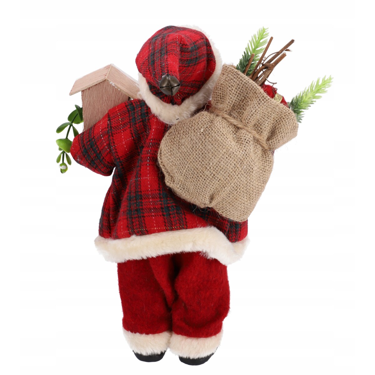 ŚWIĘTY MIKOŁAJ świąteczny figurka DUŻY skandynawsk