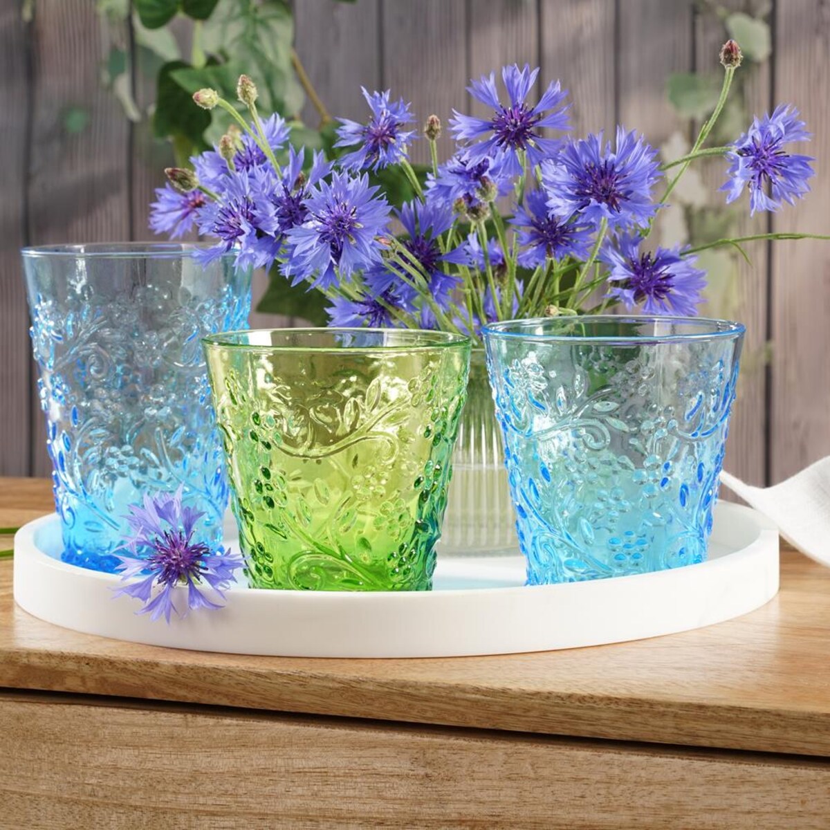 VILLA ITALIA Szklanka zielona 250 ml MURIEL