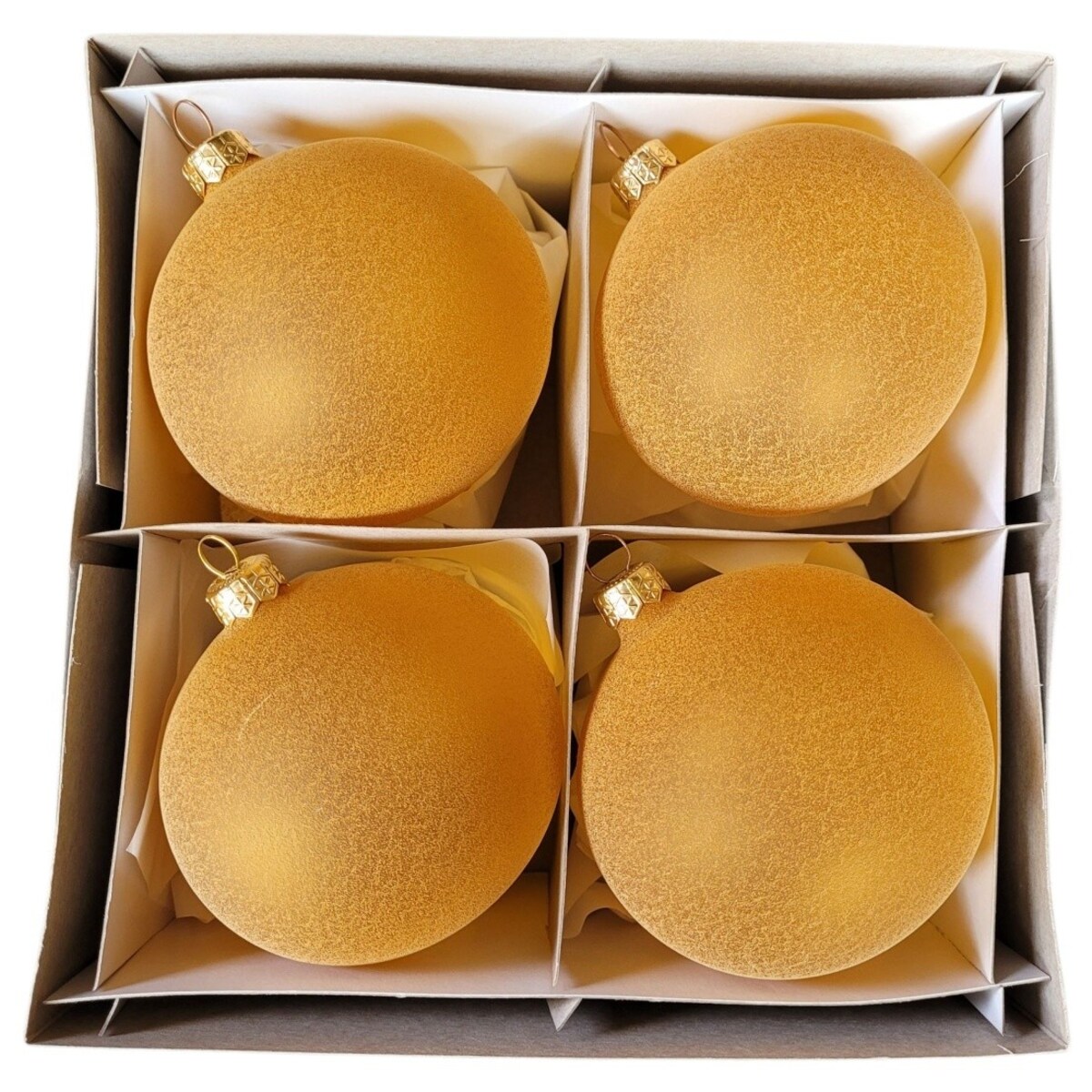 Bombka szklana 4 szt. Ø 10 cm SABBIA