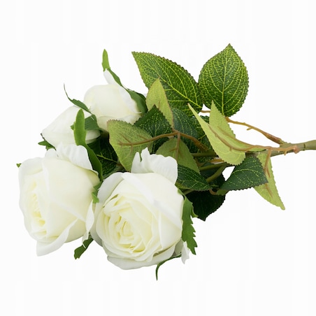 SZTUCZNE RÓŻE białe wys. 39cm