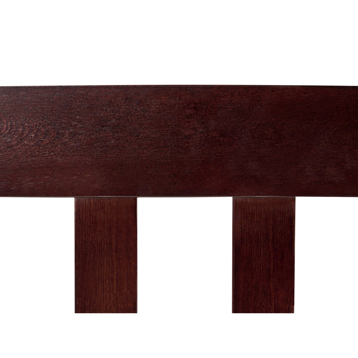 Łóżko Drewno sosnowe GIVERNY 160 x 200 cm Ciemnobrązowy