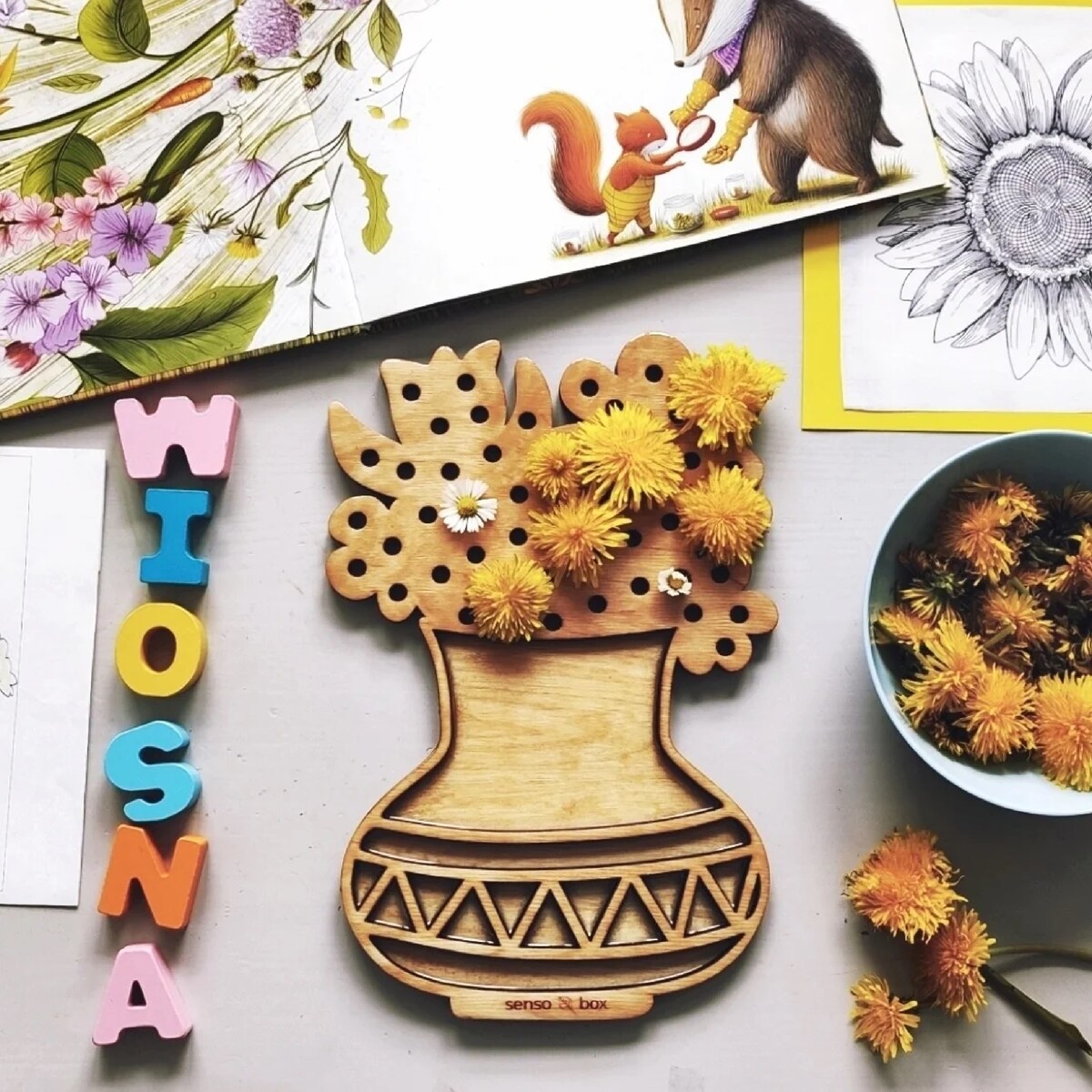 Wysypywanka sensoryczna Wazon