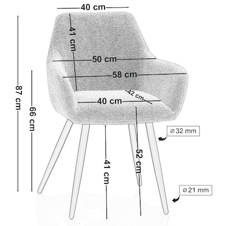 KRZESŁO TAPICEROWANE PIKOWANE TKANINA BOUCLE TEDDY JASNY BEŻ