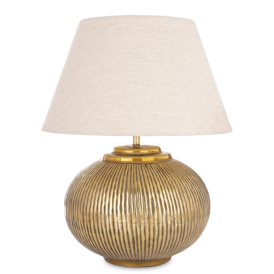 Lampa stołowa 51x40,5x40,5 cm TAVINI kremowy