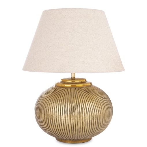 Lampa stołowa 51x40,5x40,5 cm TAVINI kremowy