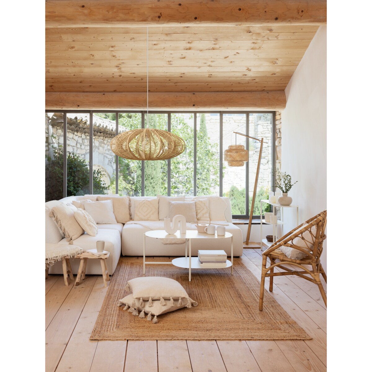 Dywan 160 x 230 cm, naturalna juta