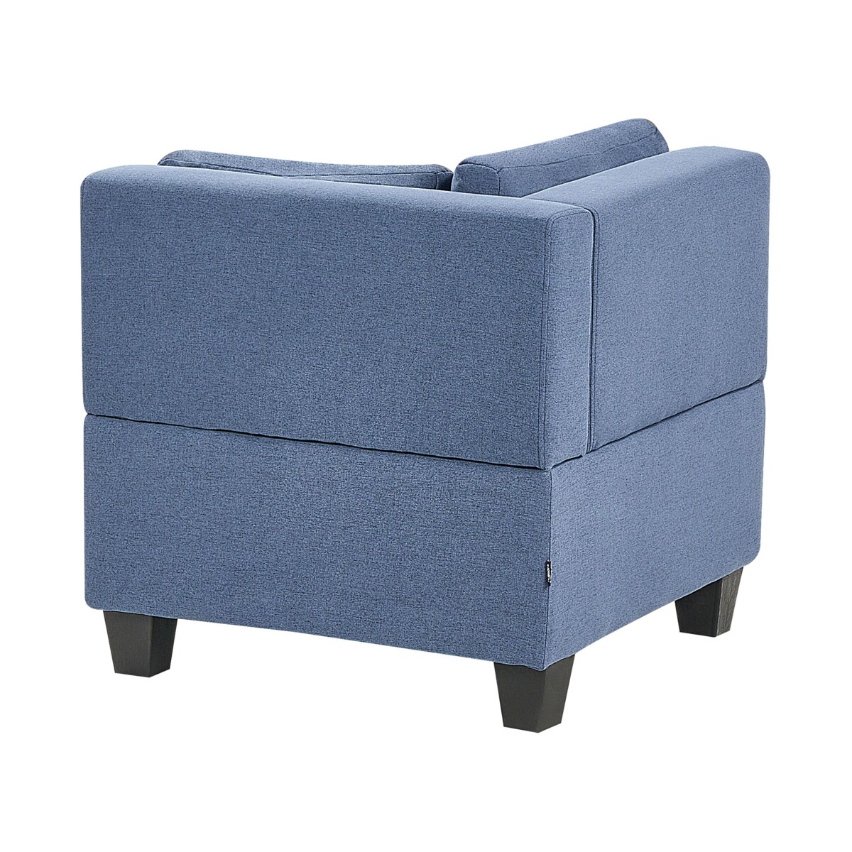 Sofa modułowa 5-osobowa z otomaną niebieska UNSTAD