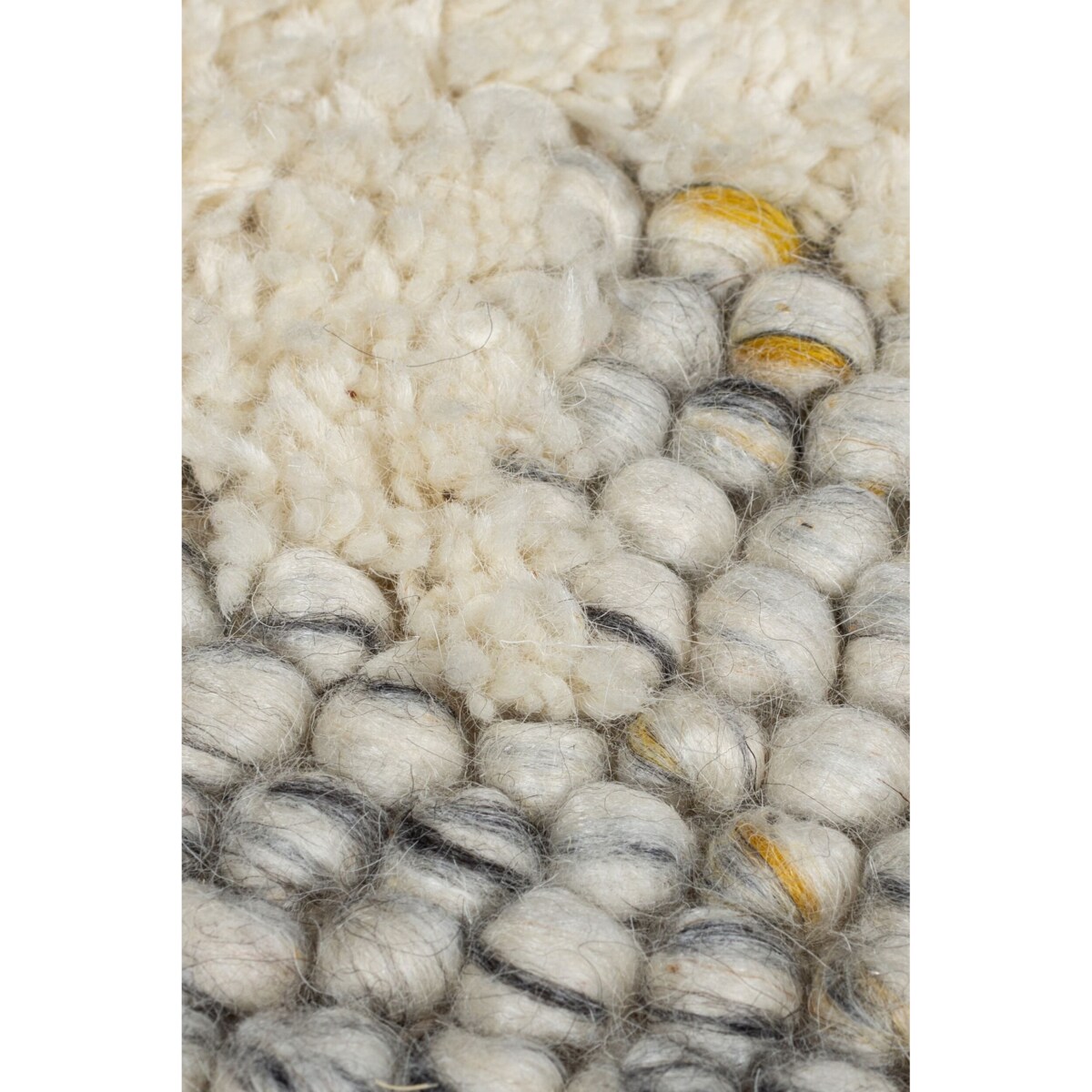 Dywan Wełniany Ramka Minerals Border Czarny/Kremowy 60x230