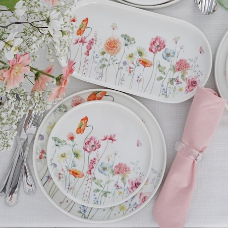 VILLA ITALIA Półmisek owalny porcelanowy 30 cm GARDENO