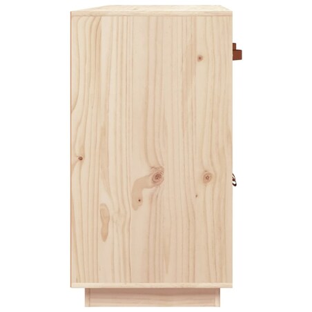 vidaXL Szafka, 98,5x40x75 cm, lite drewno sosnowe