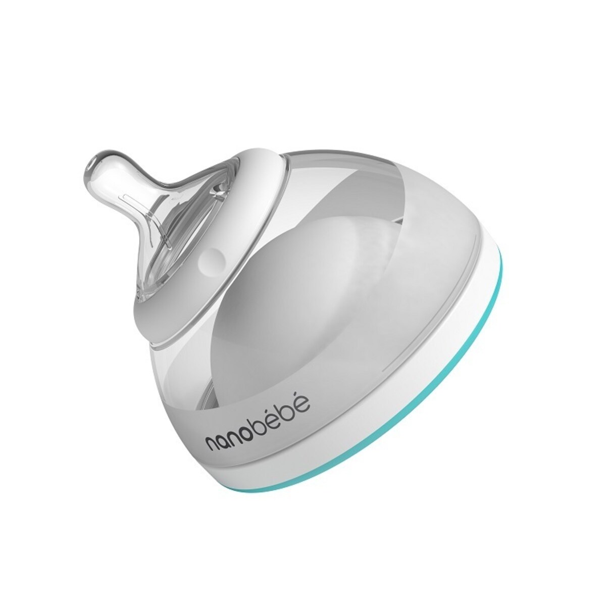 Smoczek silikonowy na butelkę Nanobebe - wolny przepływ - 2 szt.
