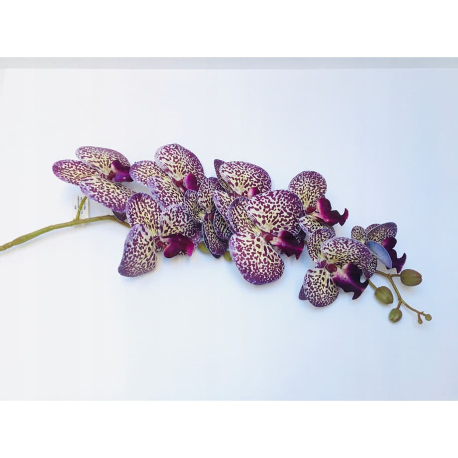 sztuczny storczyk nakrapiany gałązka kwiaty do stroika bukietu święta 97cm