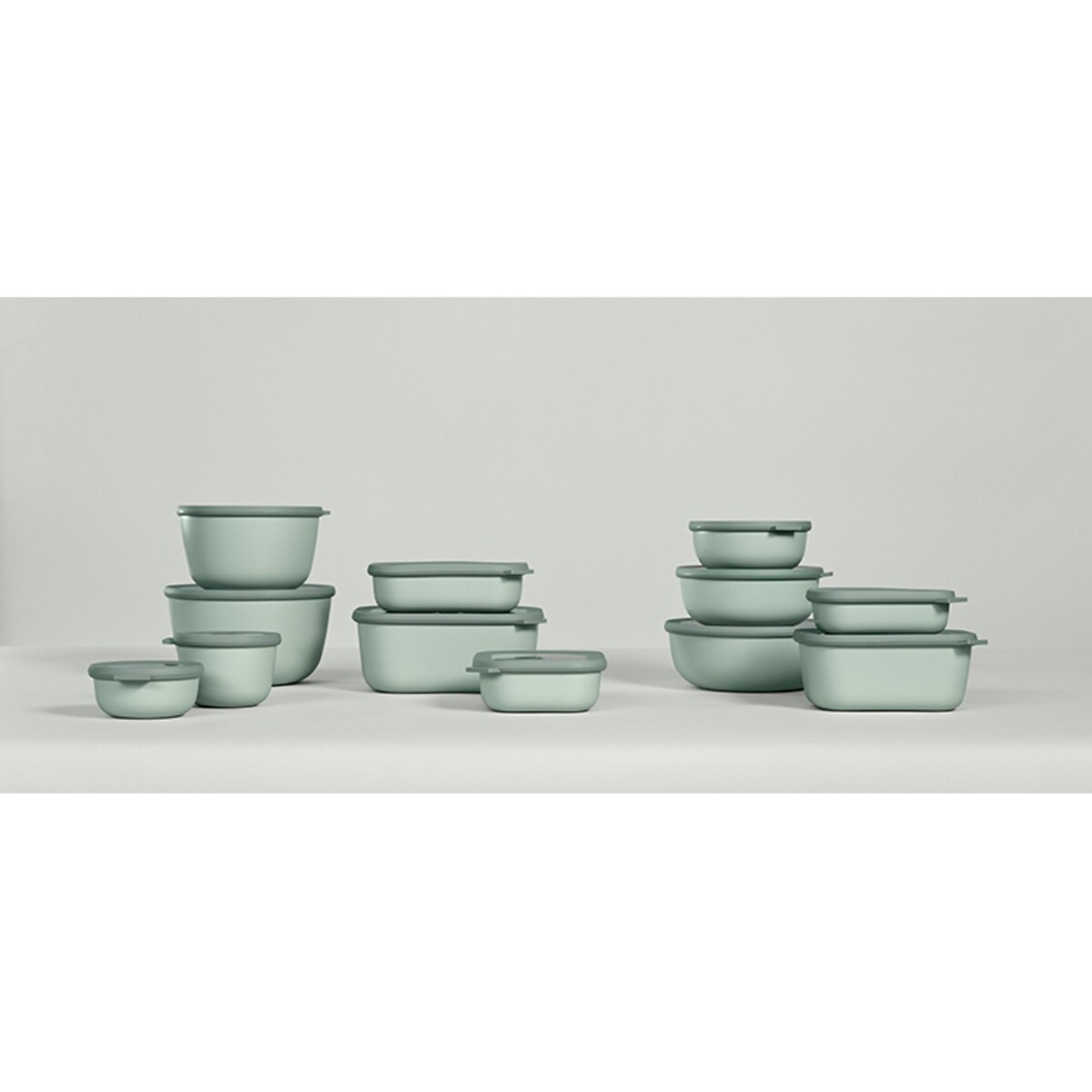 Zestaw 3 misek Cirqula okrągła 500 1000 2000 Nordic Jade 106231094700