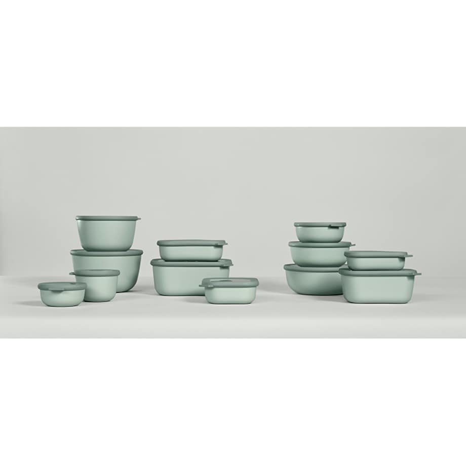 Zestaw 3 misek Cirqula okrągła 500 1000 2000 Nordic Jade 106231094700