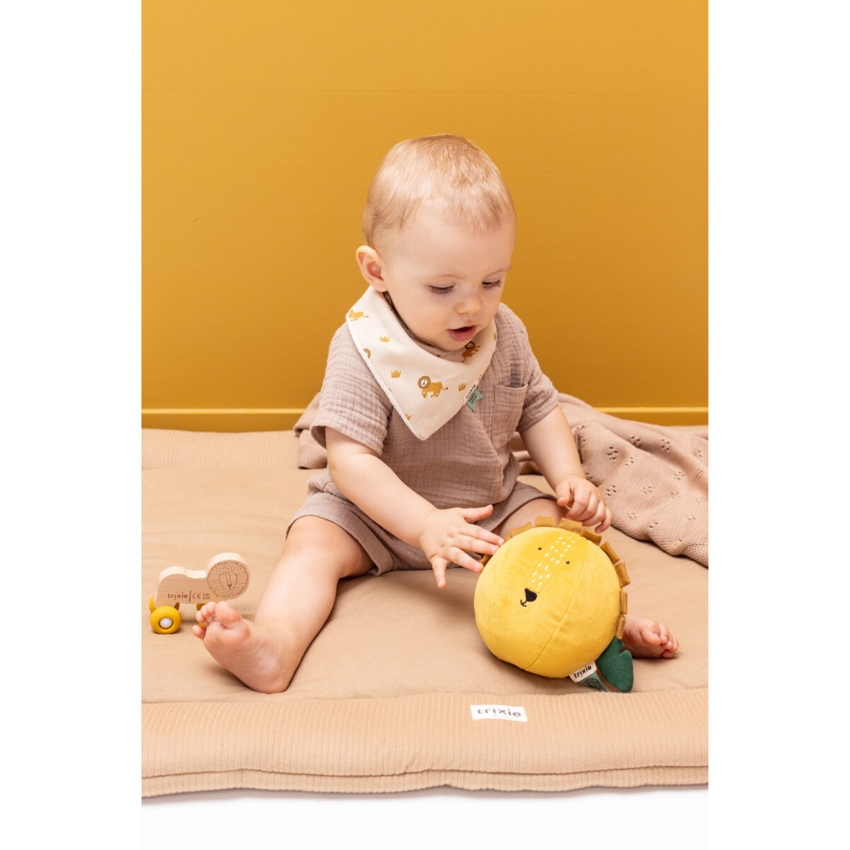 Dźwiękowa piłeczka - Lew Trixie Baby