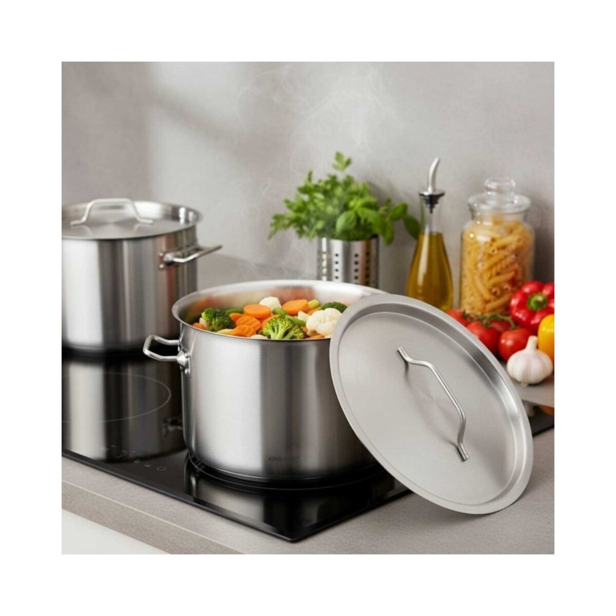 Kinghoff garnek gastronomiczny z pokrywą 40cm 32L 67538