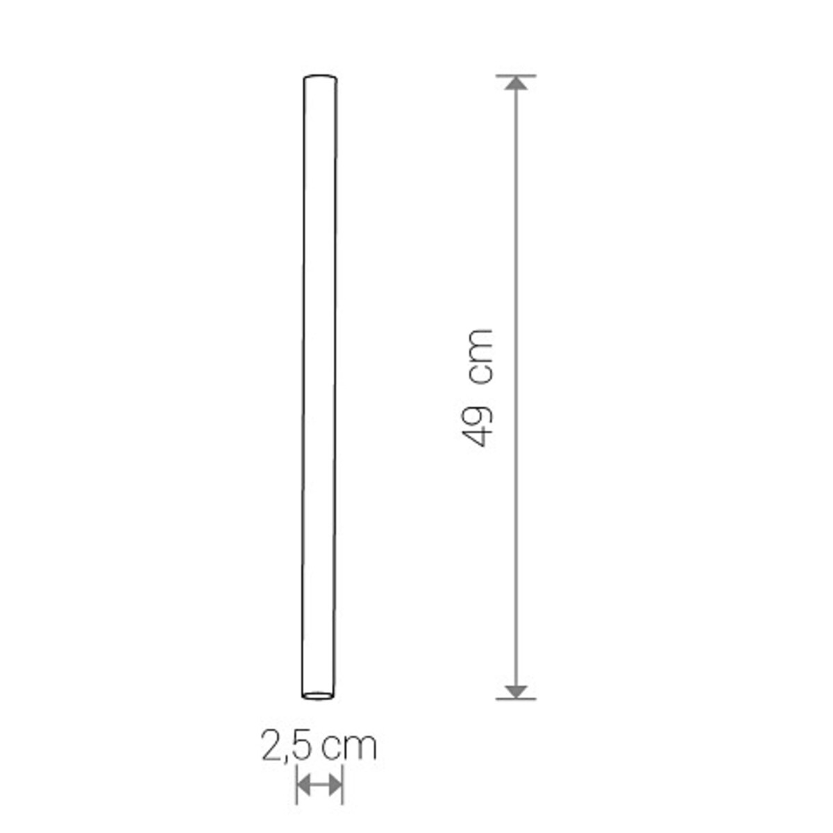 Wąski klosz sufitowy Cameleon Laser 10251 Nowodvorski miedziany