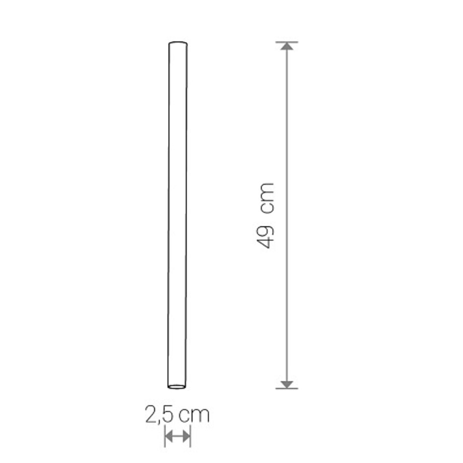 Wąski klosz sufitowy Cameleon Laser 10251 Nowodvorski miedziany