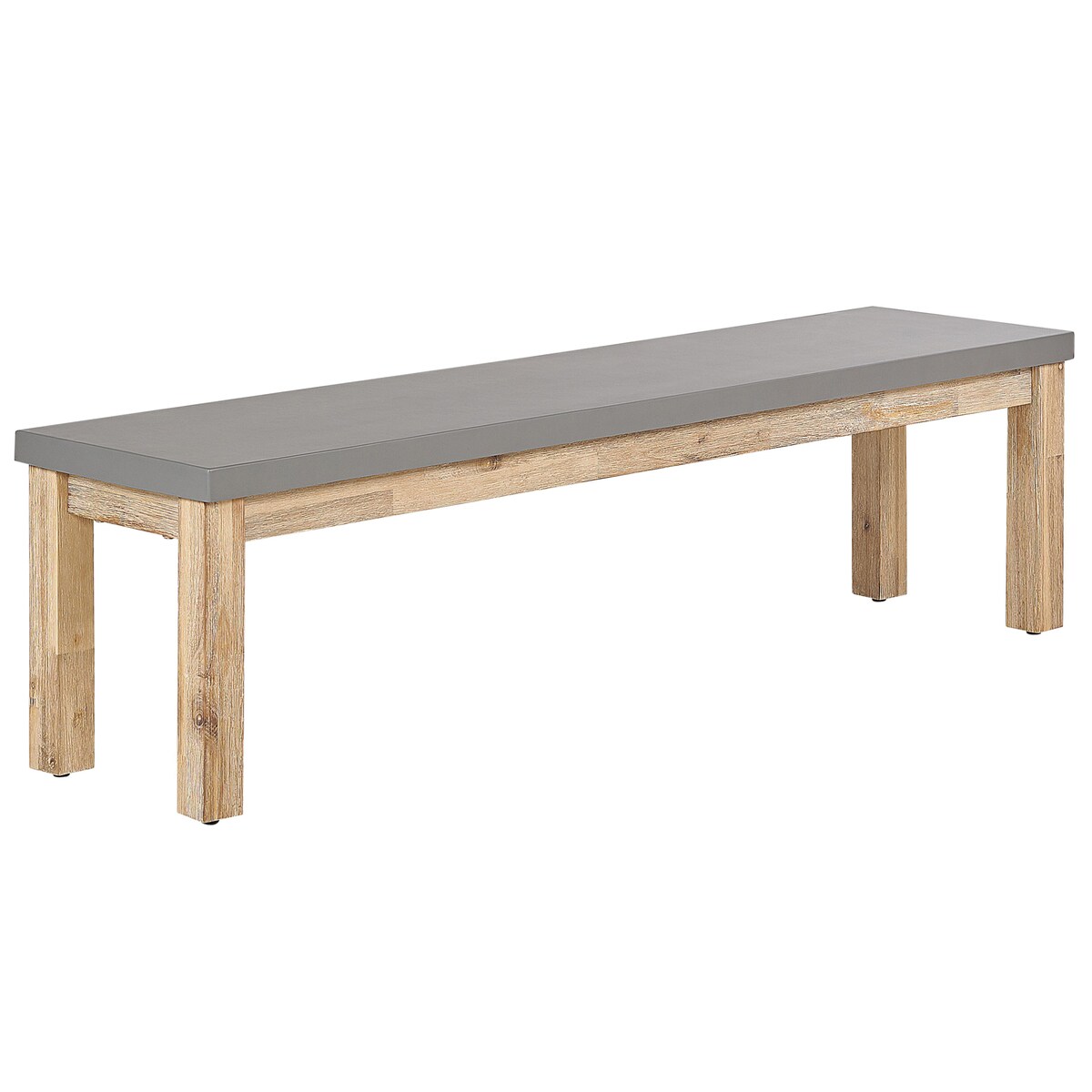 Ławka ogrodowa OSTUNI 160 cm Beton Szary