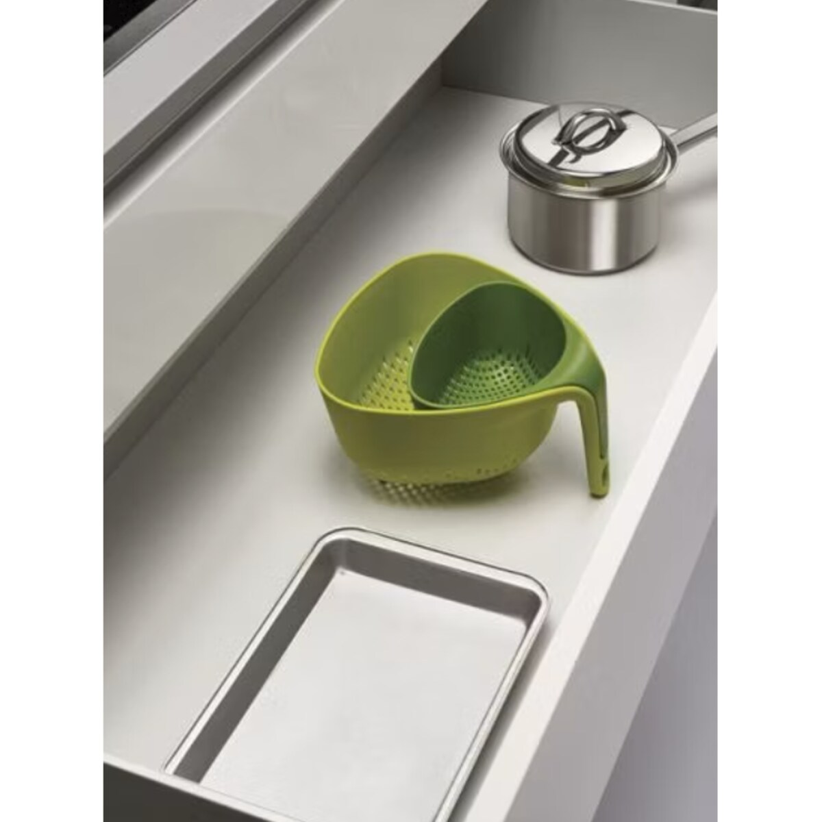 Zestaw 2 durszlaków szary, Joseph Joseph