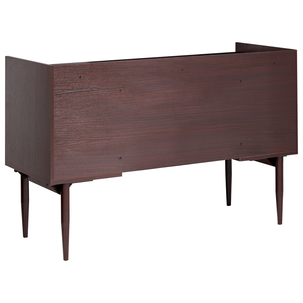 Biurko RATANA 130 cm x 50 cm Ciemnobrązowy