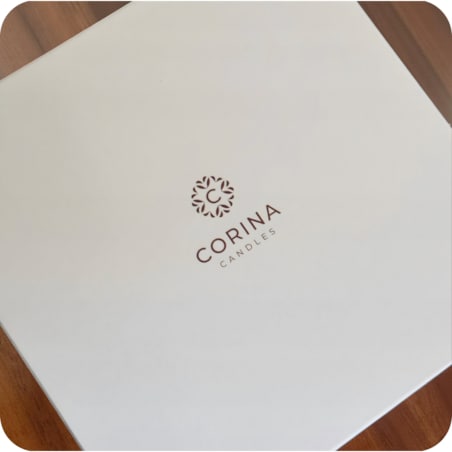 Świeca sojowa dekoracyjna na prezent – jesienna dekoracja do wnętrz, bezzapachowa w pudełku