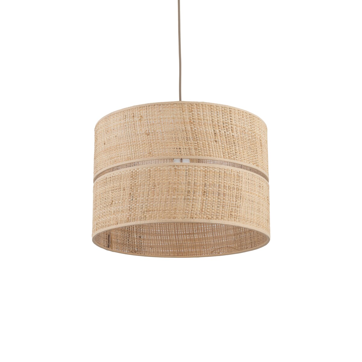 Lampa wisząca TK Lighting CALMA 380 11601 beżowa rafia E27 38 cm