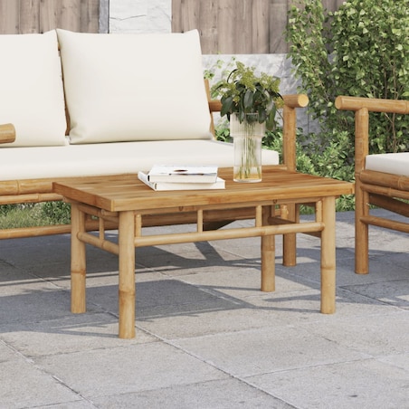 vidaXL Stolik kawowy, 70x40x35 cm, bambusowy