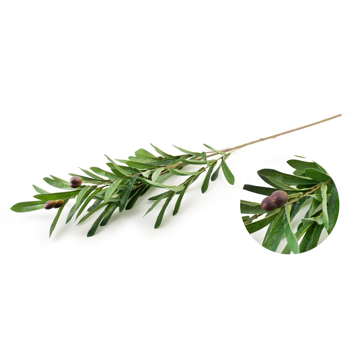 VIRIDIIS Sztuczny kwiat 85x21 gałązka oliwki