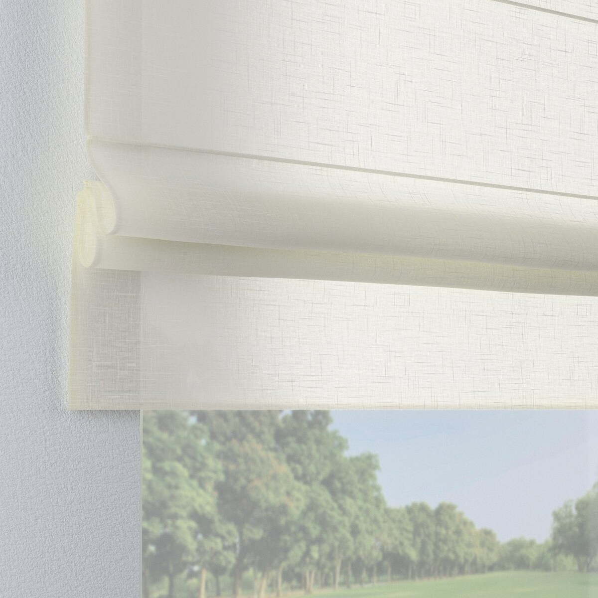 Roleta rzymska Padva 110x150 prześwitujący ecru