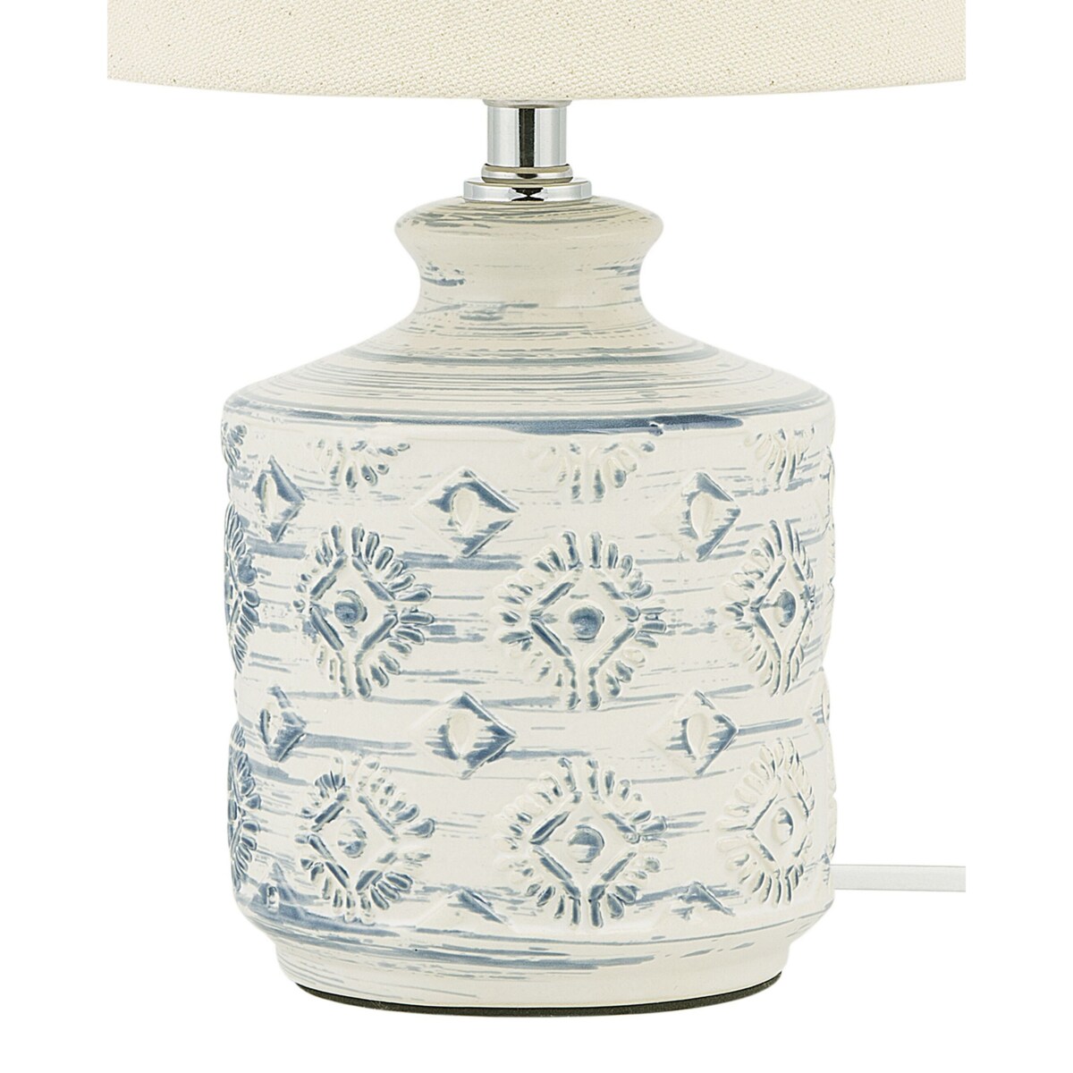 Lampka nocna ceramiczna beżowa ROSANNA