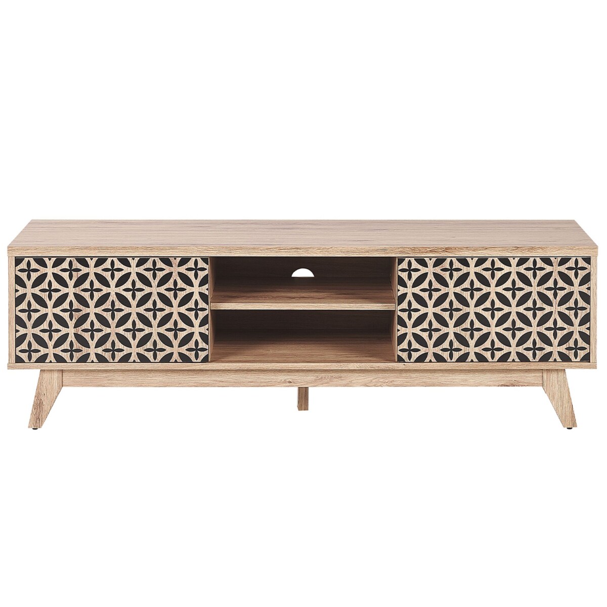 Szafka RTV jasne drewno PRESCOT