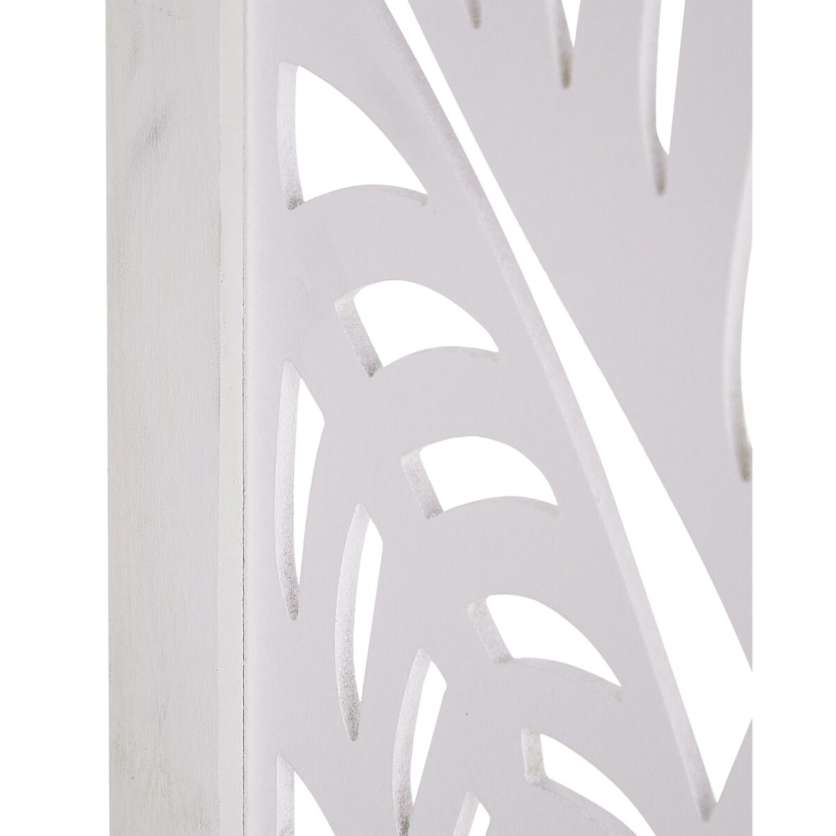 3-panelowy składany parawan pokojowy drewniany 170 x 122 cm biały MELAGO