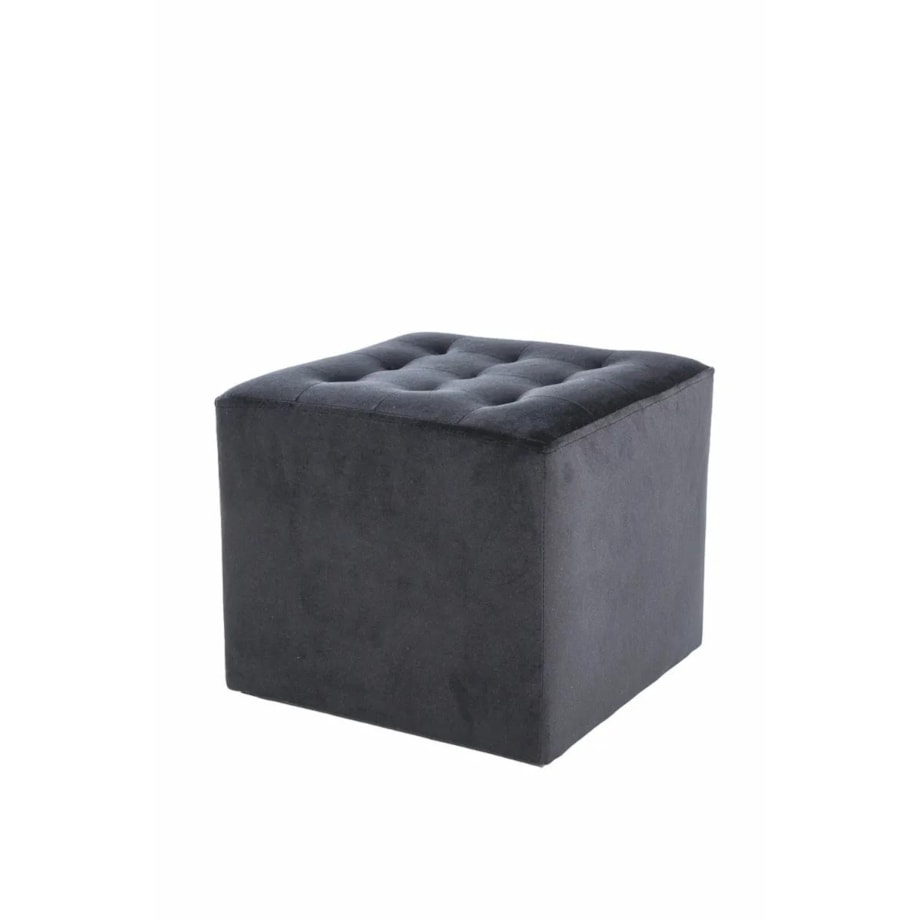 Pufa LORI VELVET czarna