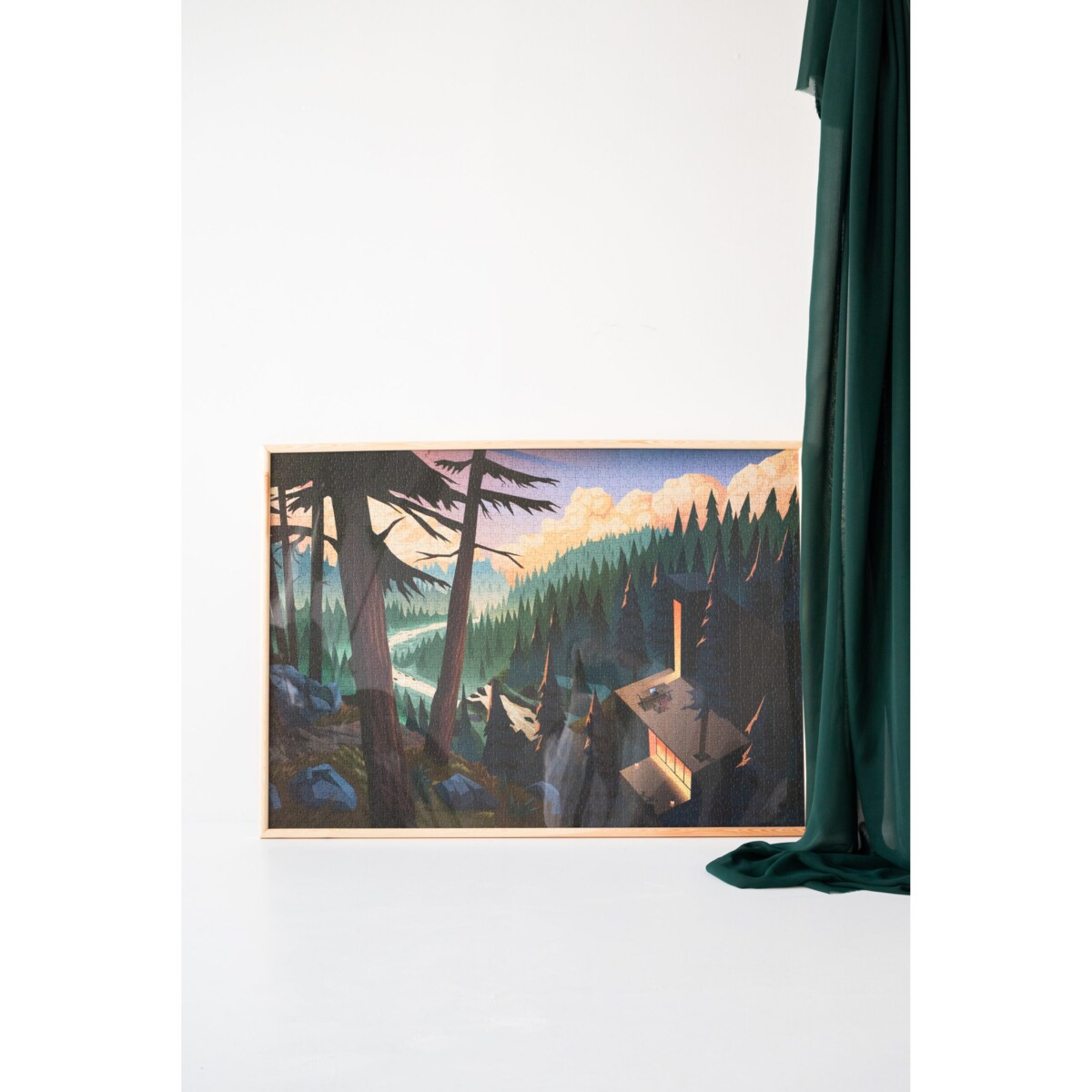 Muno Puzzle „Forest Retreat” by Michał Adamiec Puzzle 2000 el. w ozdobnej tubie