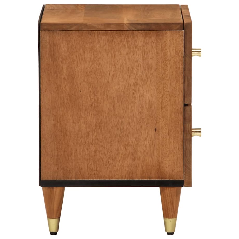 vidaXL Szafka nocna, 40x33x46 cm, lite drewno mango