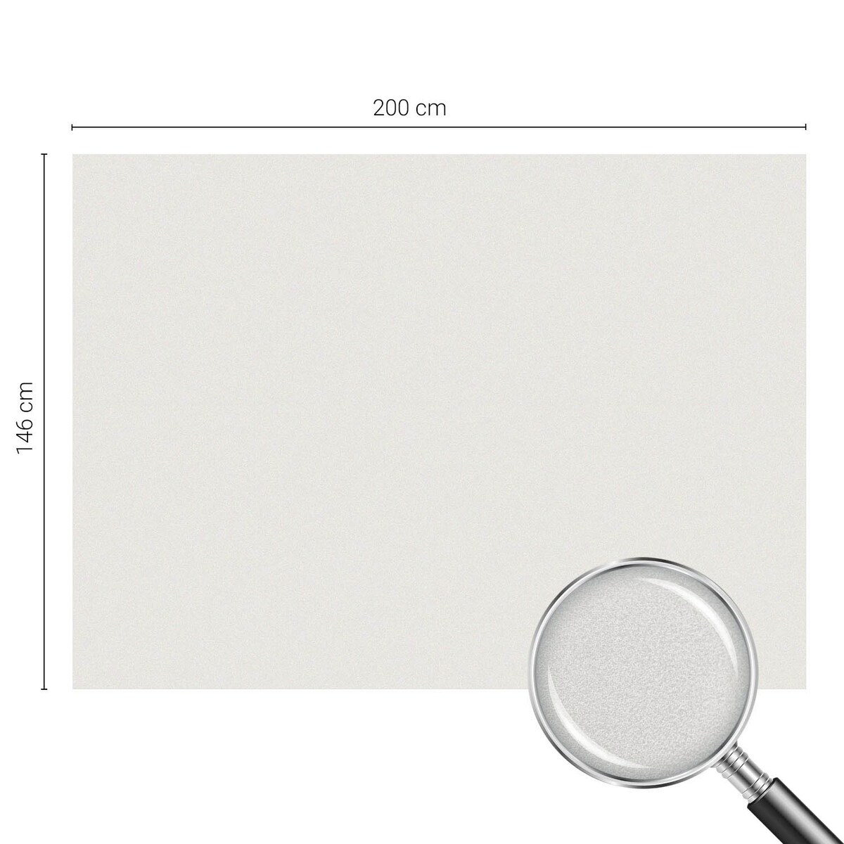 Okleina okienna dekoracyjna - Odcień jasnoszarej bieli minimalistyczna elegancja - 200x146 cm