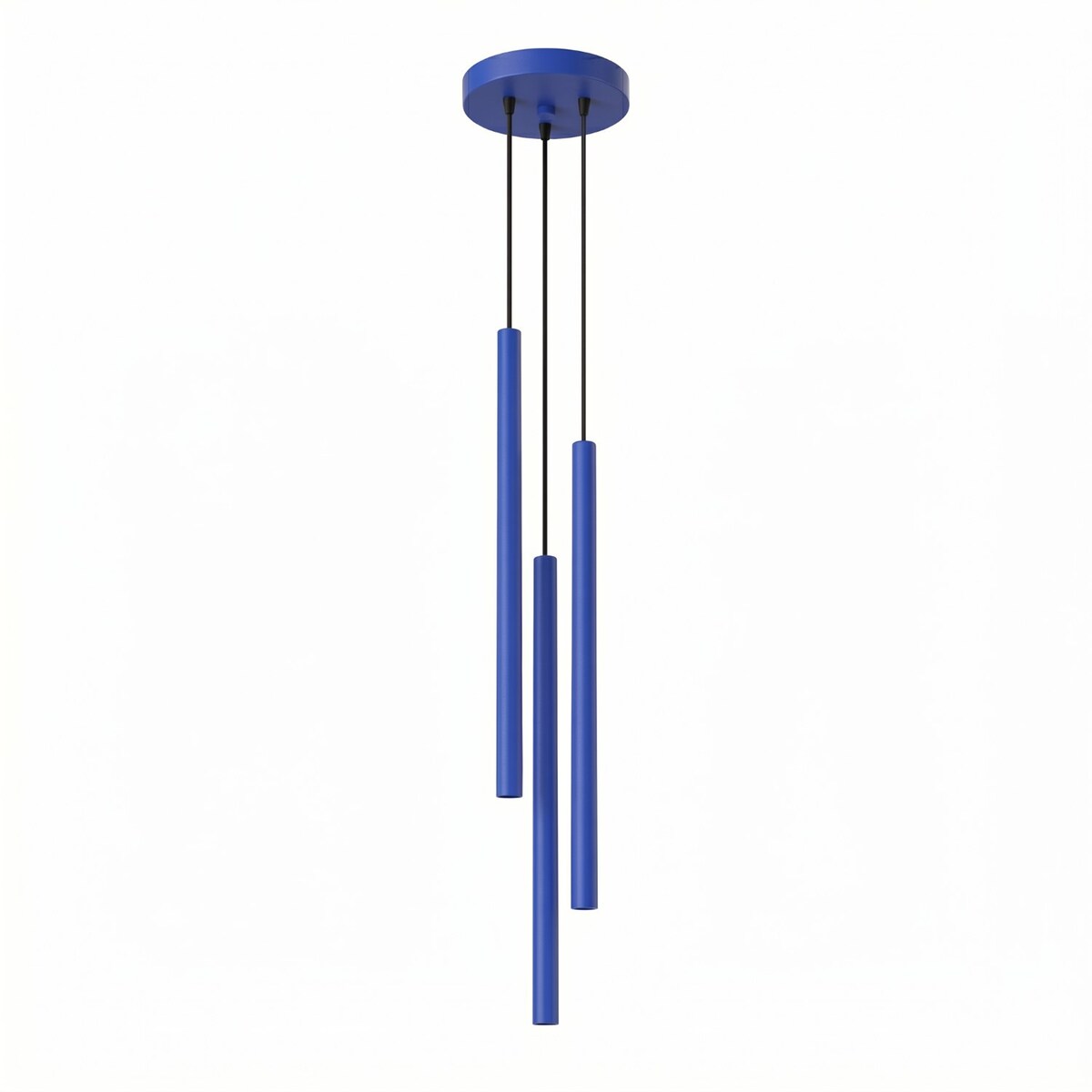 Lampa wisząca PASTELO 3P ultramaryna