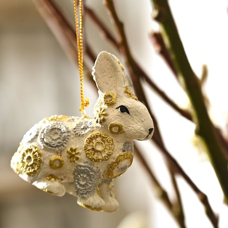 Zawieszka zając 8 cm