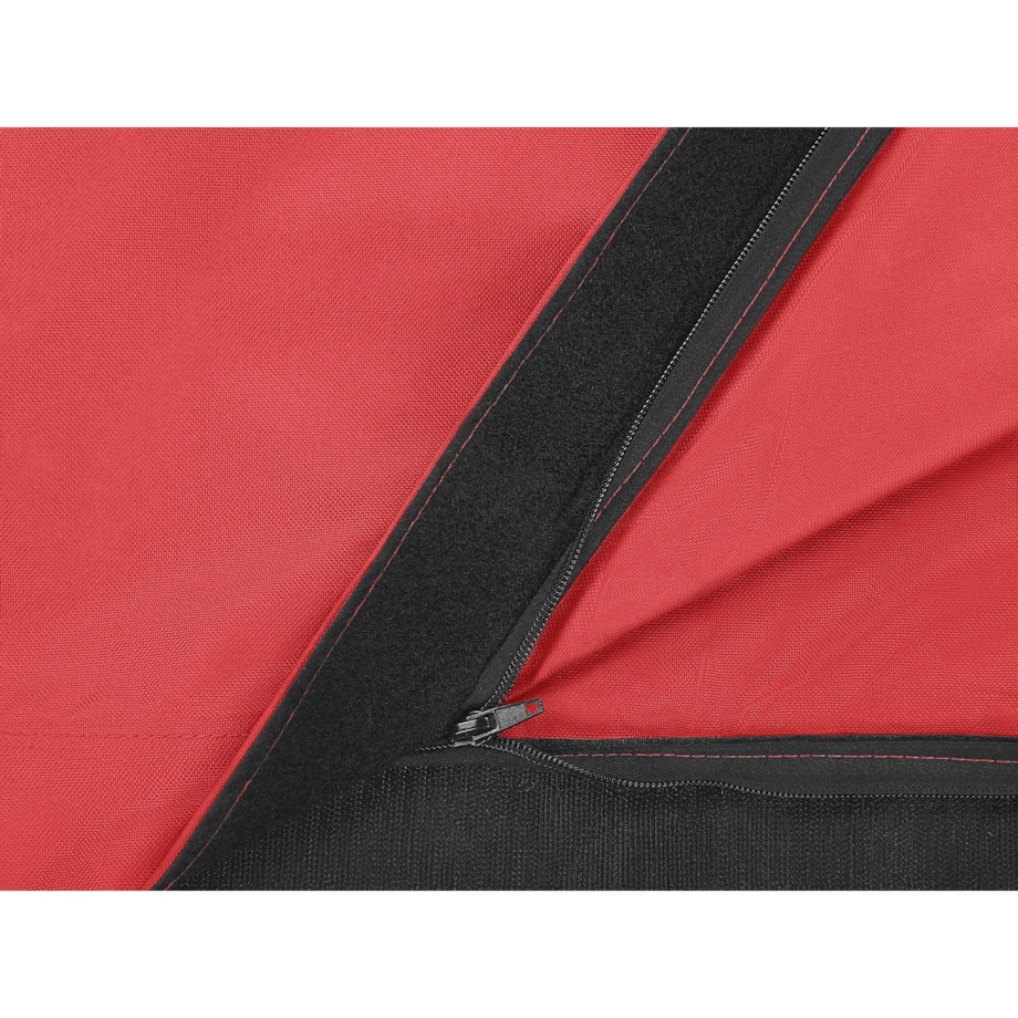 Pufa worek 140 x 180 cm czerwony FUZZY